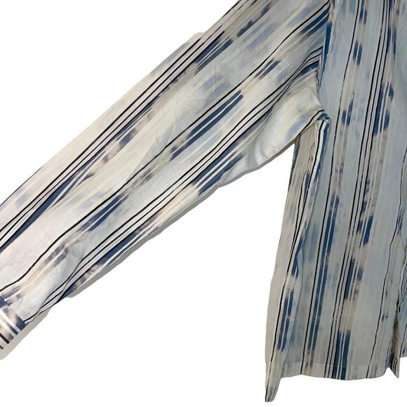 Perry Ellis Mens Button Front Shirt Size Large L Vintage Southwest Print Cotton - Picture 3 of 12